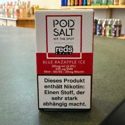 Fruchtig-frisches Blue Razapple Ice Liquid – Nikotinsalz für Backendampfer in Berlin
