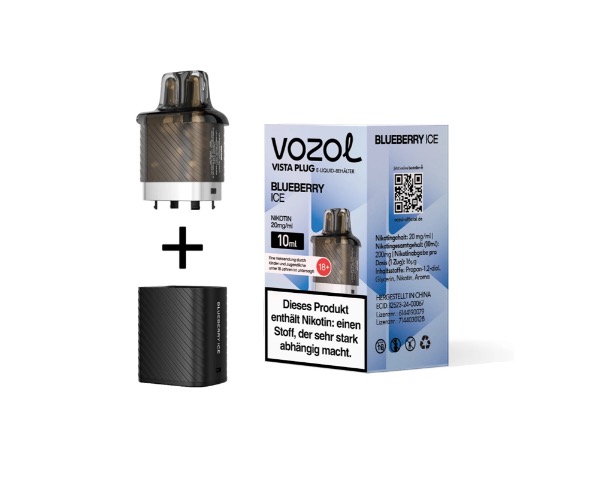 Aroma King Green Apple Einweg E-Zigarette in Berlin kaufen. Vista Plug Blueberry Ice Ersatzpod 20mg im E-Zigaretten Shop kaufen