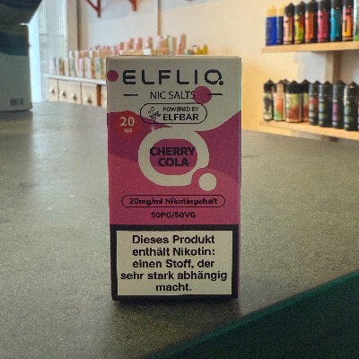 Cherry Cola Elfliq Liquid von Elfbar kaufen in Berlin Wilmersdorf im E-Zigaretten Shop