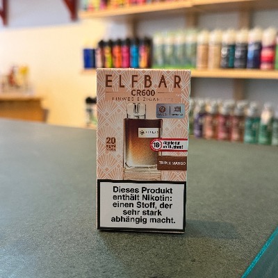Elfbar CR 600 Triple Mango – intensiver, tropischer Mangogeschmack, Einweg E-Zigarette kaufen Berlin Wilmersdorf