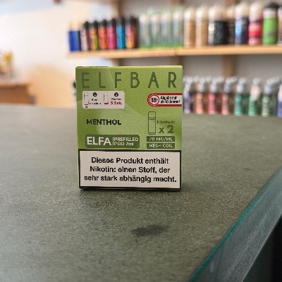  ELFBAR ELFA PODS Menthol – erfrischende Einweg E-Zigarette, E-Zigaretten Shop Berlin Wilmersdorf