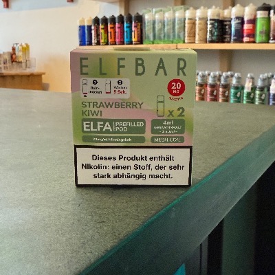  ELFBAR ELFA PODS Strawberry Kiwi – fruchtige Mischung aus Erdbeere und Kiwi, Einweg E-Zigarette im E-Zigaretten Shop Berlin