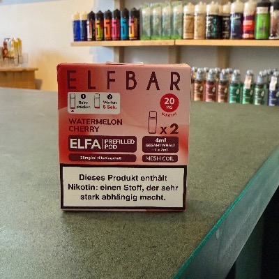 ELFBAR ELFA PODS Watermelon Cherry – fruchtiger Mix aus Wassermelone und Kirsche, Einweg E-Zigarette im Berlin Vape Shop