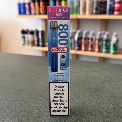 Elfbar Elfbar 800 Coconut Blueberry Einweg E-Zigarette – Nikotin 20mg, eZigaretten kaufen Berlin Dampferladen Wilmersdorf