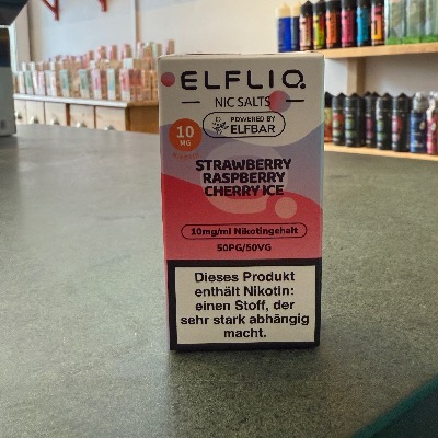 Elfbar Elfliq Strawberry Raspberry Cherry Ice Liquid kaufen – E-Zigaretten Shop Steglitz Berlin