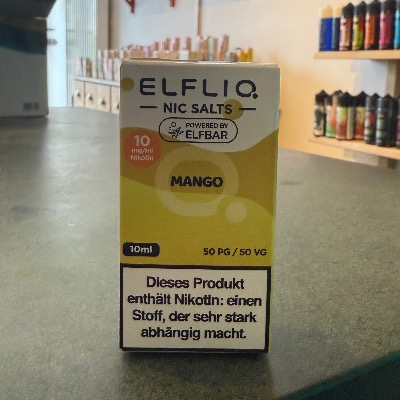 Elfbar Mango Liquid kaufen – fruchtiges Nachfüllliquid in 10mg & 20mg Nikotinsalz, jetzt in Berlin-Schöneberg
