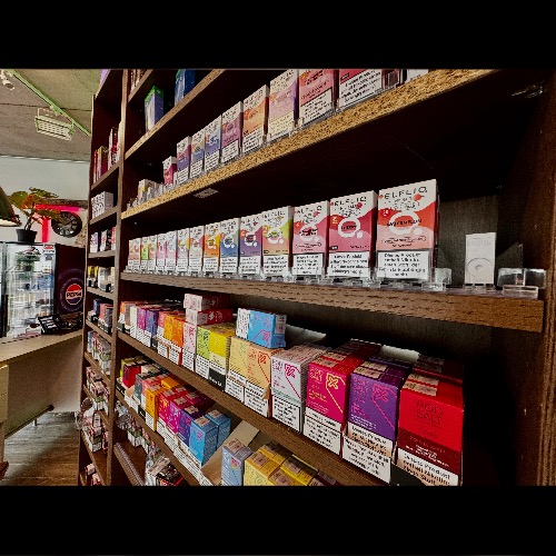 E-Liquid Auswahl im Van Dampf Shop in Berlin-Spandau
