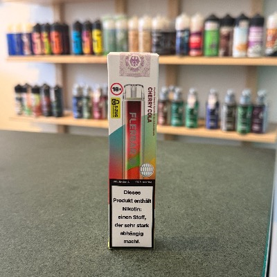 Aroma King Green Apple Einweg E-Zigarette in Berlin kaufen. FLER Bar Einweg E-Zigarette Cherry Cola – 800 Züge, 20 mg Nikotin, erhältlich in Berlin