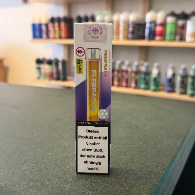 FLER Bar Pineapple Ice Einweg E-Zigarette – erfrischender Ananas-Menthol-Mix, e-Zigaretten Shop Berlin Wilmersdorf