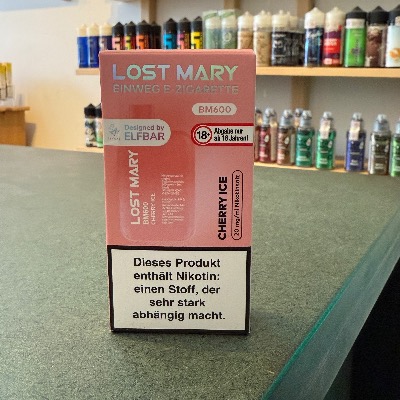 Elf Bar Lost Mary - Pink Lemonade Einweg E-Zigarette in Berlin kaufen. Lost Mary BM 600 Cherry Ice Einweg E-Zigarette in Berlin – 600 Züge, 20 mg Nikotin