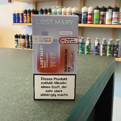 Elf Bar Lost Mary - Pink Lemonade Einweg E-Zigarette in Berlin kaufen. Lost Mary BM 600 Watermelon Ice Einweg E-Zigarette in Berlin – 600 Züge, 20 mg Nikotin