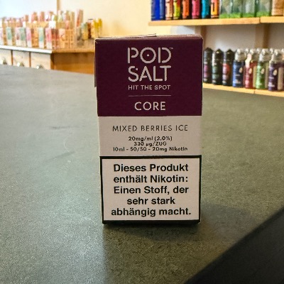 Pod Salt Mixed Berry Ice Liquid 20 mg – beerig-frisch für E-Zigaretten, erhältlich in Berlin Wilmersdorf
