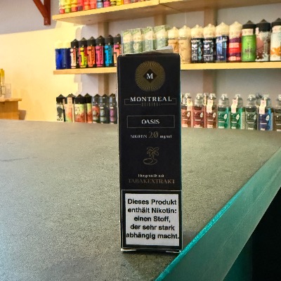Montreal Oasis Liquid mit mediterraner Tabaknote kaufen in Berlin

