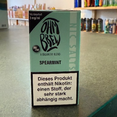 Ohm Brew Spearmint Liquid kaufen im Vape Shop Berlin Schöneberg – erfrischendes Minzliquid mit Nikotinsalz