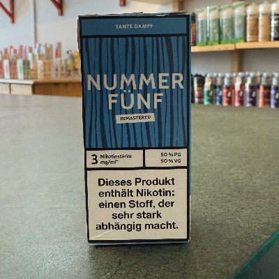 Tante Dampf Tabak Nummer Fünf Liquid im E-Zigaretten Shop Berlin Wilmersdorf