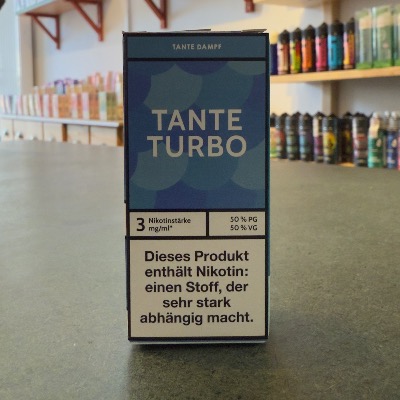 Tante Dampf Turbo Liquid kaufen im Vape Shop Charlottenburg – zitronig-frisch, ideal für alle, die es spritzig mögen
