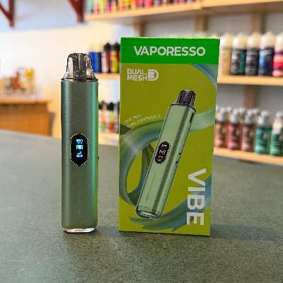Vaporesso Vibe E-Zigarette – stylisches, kompaktes Pod-System mit wiederbefüllbaren Pods, ideal für Einsteiger und erfahrene Dampfer, erhältlich bei VanDampf Berlin