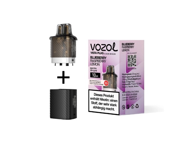 Aroma King Green Apple Einweg E-Zigarette in Berlin kaufen. Vozol Vista Plug Pod Blueberry Raspberry 20mg im Vape Shop kaufen