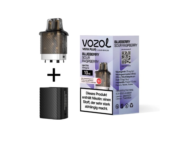 Aroma King Green Apple Einweg E-Zigarette in Berlin kaufen. Vista Plug Pod Blueberry Sour Raspberry 20mg im E-Zigaretten Shop erhältlich
