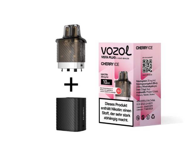 Aroma King Green Apple Einweg E-Zigarette in Berlin kaufen. Vozol Vista Plug Cherry Ice Pods 20mg im E-Zigaretten Shop Nähe Steglitz kaufen